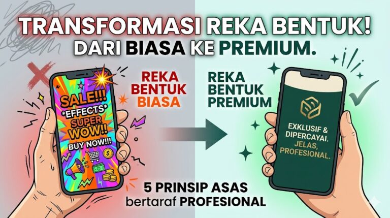 Cara Jadikan Design Canva Anda Nampak “Premium” Walaupun Anda Beginner